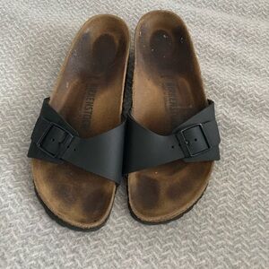 Black Birkenstock sandals